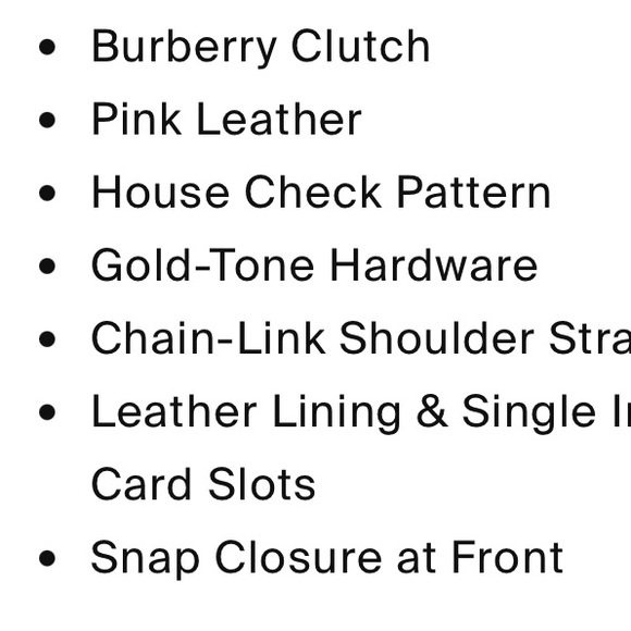 Burberry Henley House Check on Chain - Picture 15 of 15